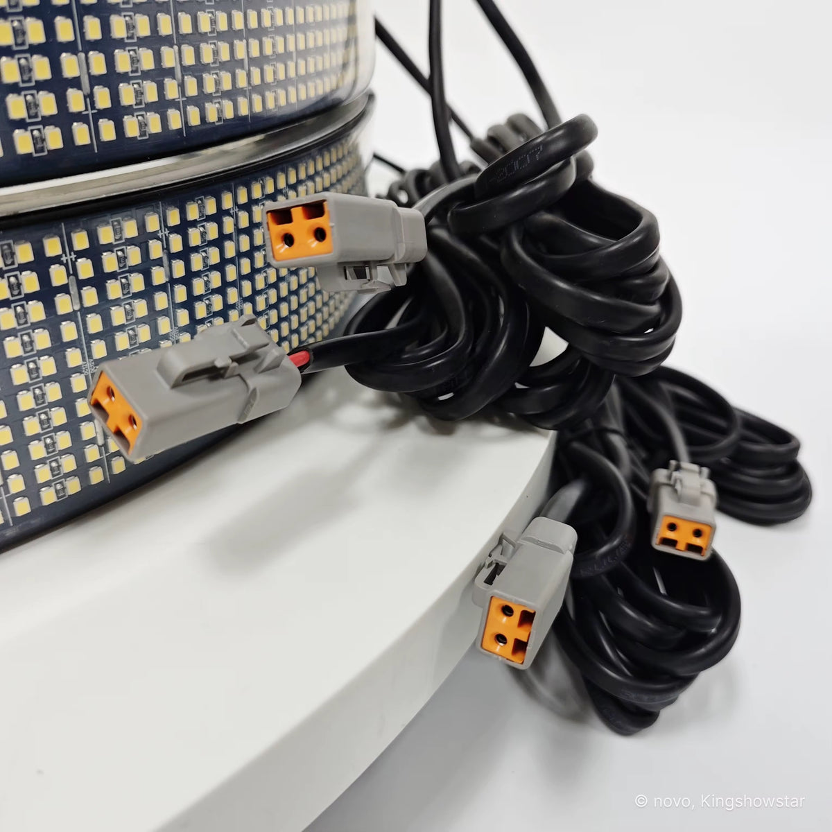 20 Row Pure White Wheel Lights
