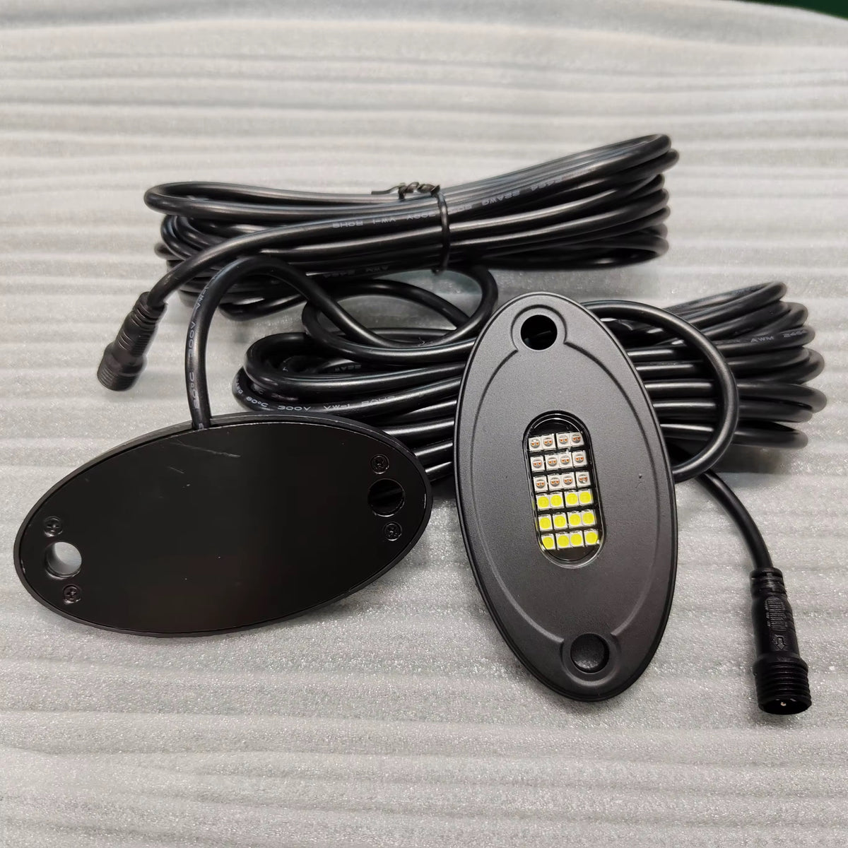 24 LED Rock Light - White / Amber Strobe P&P