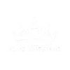 White crown logo with 'King Kustoms' text on a black background